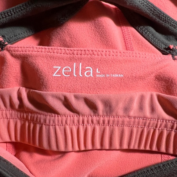 ZELLA! Gorgeous workout tank brown orange size L - Picture 4 of 6